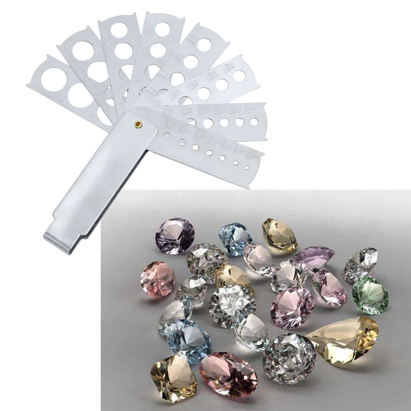 

Scalloped Jewel Caliper Stainless Steel Metal Wire Measuring Tool Measuring Tool Wire Measuring Ruler Diameter Tool
