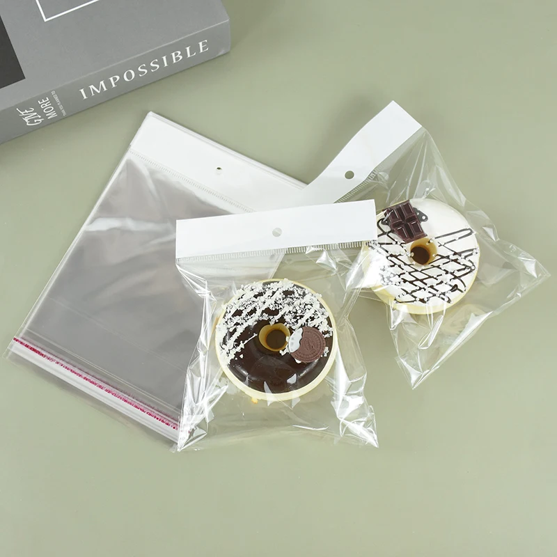 

100pcs Transparent Self Adhesive Seal OPP Plastic Cellophane Bags Gifts Bag & Pouch Jewelry Packaging Bag Party Decorations