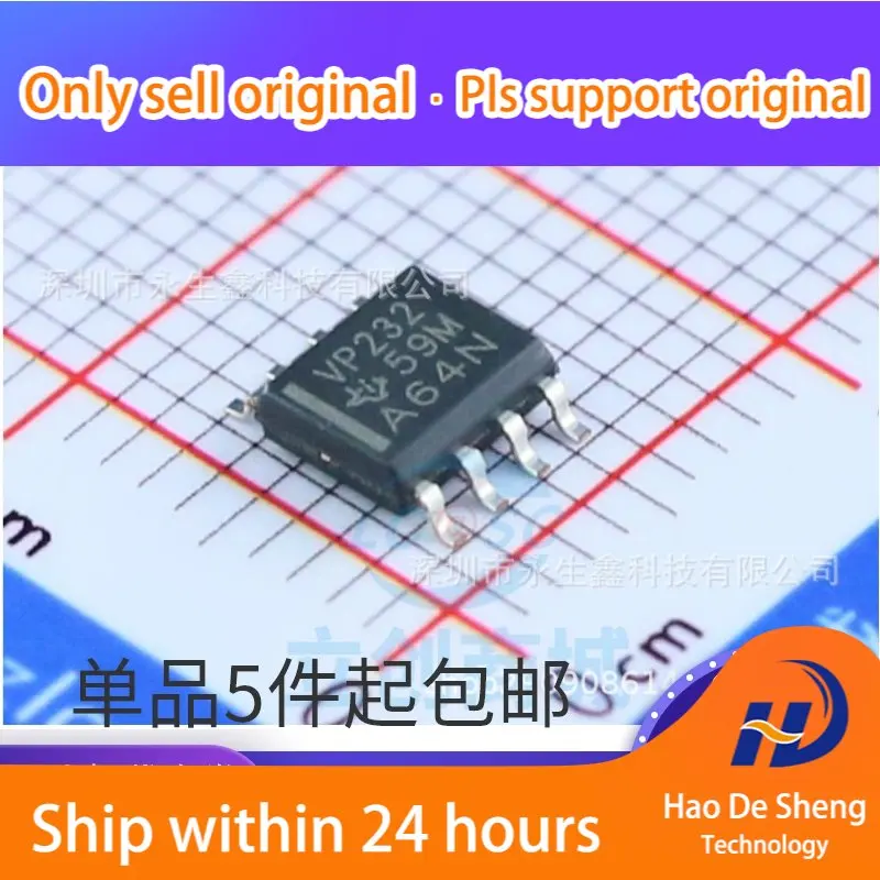 

10PCS/LOT SN65HVD232DR SN65HVD232D Logo VP232 SOP8 New Original In Stock