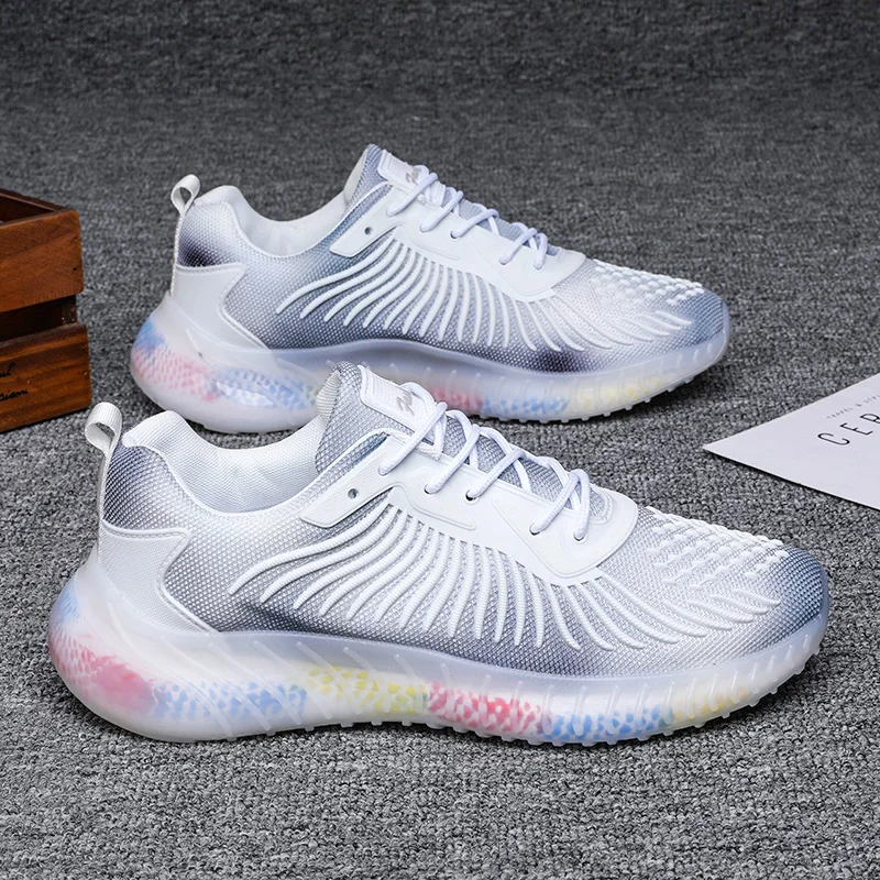 

Новинка, мужские кроссовки для бега, спортивная обувь для тренировок, уличные Нескользящие износостойкие кроссовки для ходьбы для мужчин