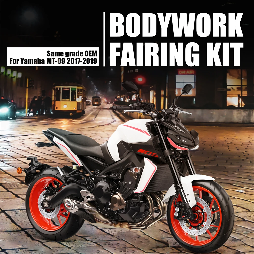 

MT09 Fairings Motorcycle Inection Panel Bodywork Frame Protector Kits For MT-09 MT 09 2017 2018 2019 2020 20 Pcs Accessories