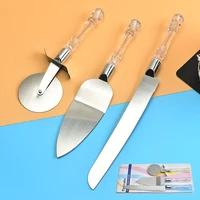 multi purpose baking supplies pizza shovel roller knife cake knife cake shovel baking tool three piece set kitchen items