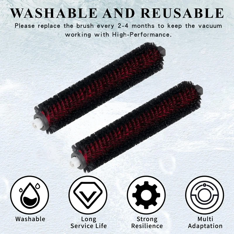 

For Roborock S7 Maxv Ultra & S8 Pro Ultra High-Speed Cleaning Brush Washable Replacement For Mop Washing And Dock Self-Cleaning