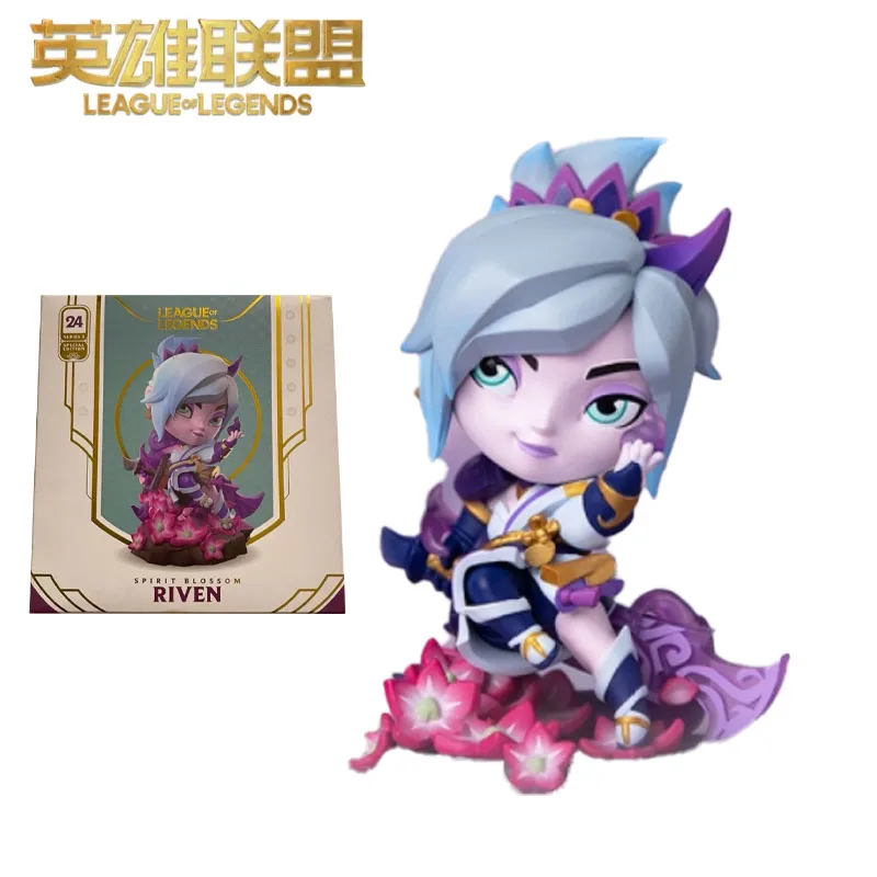 

League of Legends Official Edition Anime Figure LOL Riven Spirit Blossom12cm Action Figurne Model Collection Limited Gift Toys
