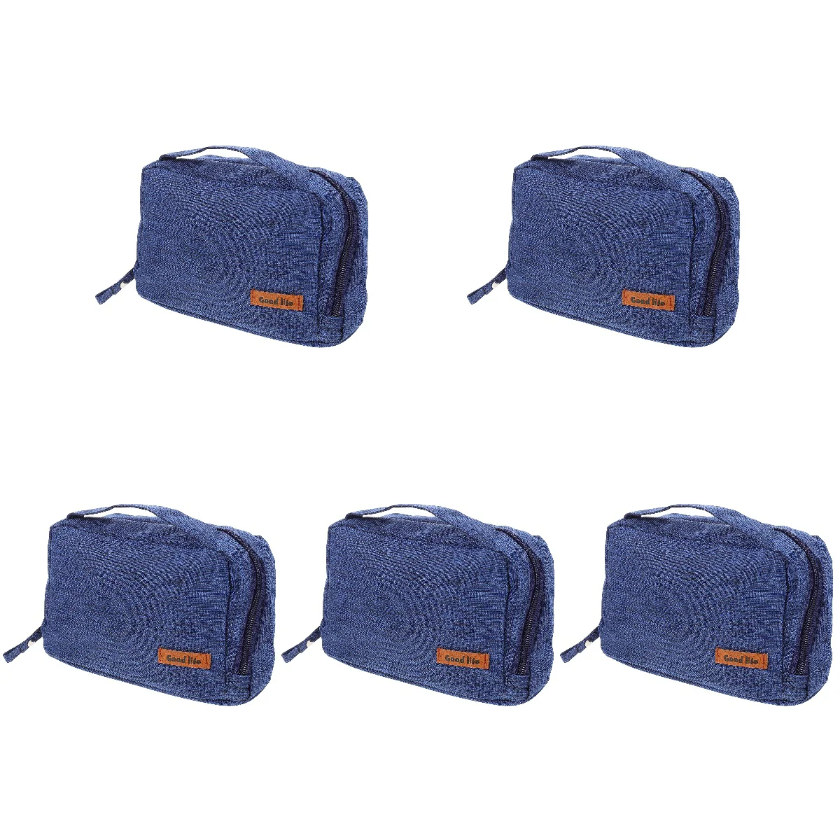 

5x Wear-resistant Portable Cable Bag Data Cable Data Bag Data Storage Bag for Hiking