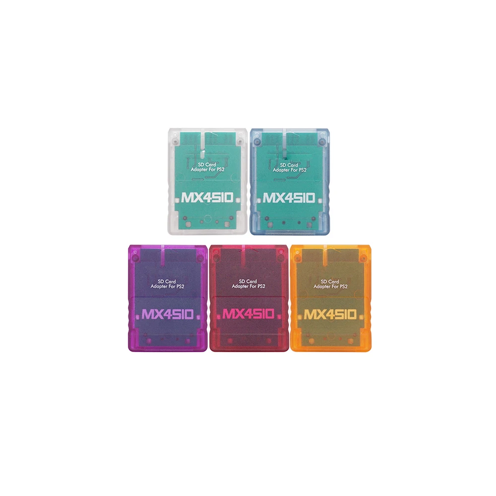 Для игровых консолей PS2 видеоконсоли с прозрачным корпусом кардридер MX4SIO SIO2SD SD/TF