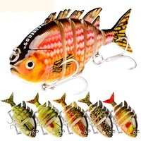 7 5cm 15g wobblers pike fishing lures artificial multi jointed sections artificial hard bait trolling pike carp fishing tools