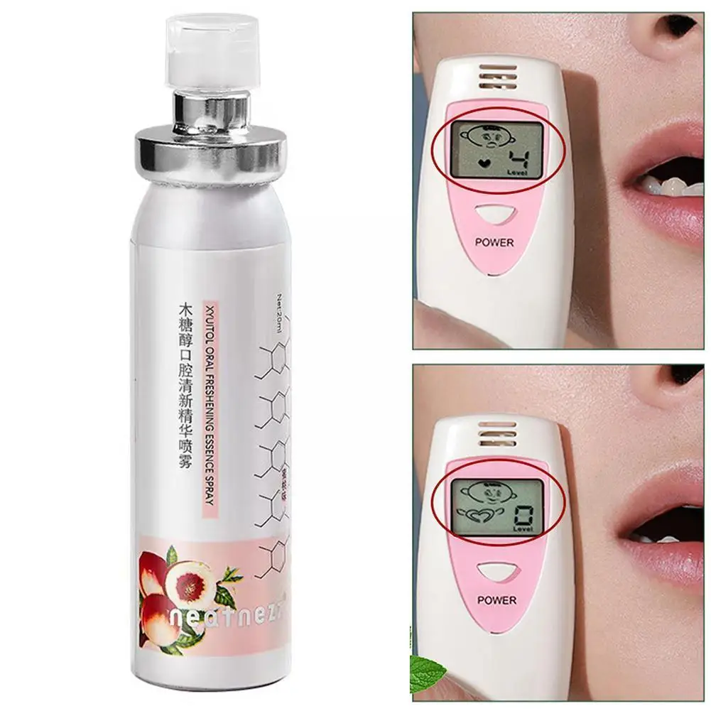 Освежитель воздуха спрей с медом Персиком мятным ароматом портативный для