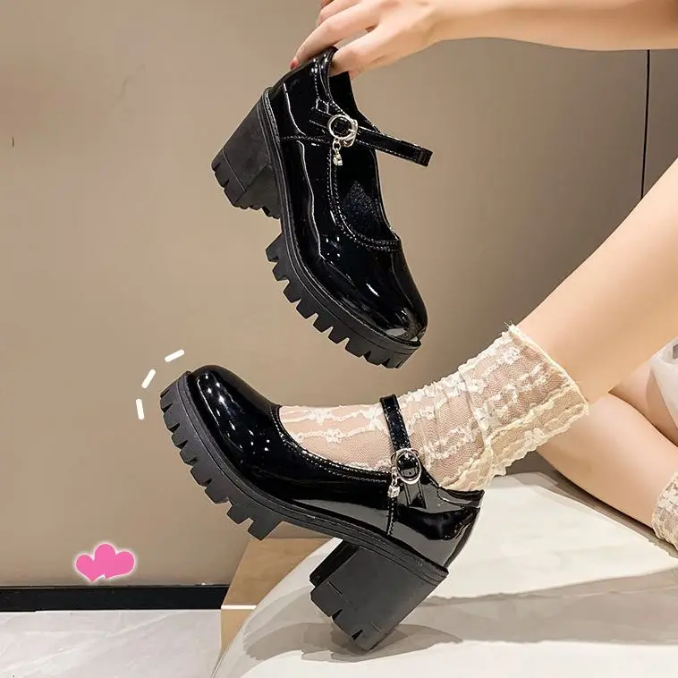 

platform mary janes lolita shoes High Quality Japanese Style Platform Lolita Shoes Women Vintage Soft Sister Girls Shoes School