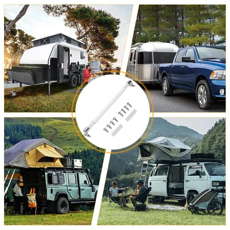 wa klamka do drzwi ekranu RV Części Uchwyt ze stopu cynku Regulowana regulacja 21.5-32 cali dla większości pojazdów kempingowych