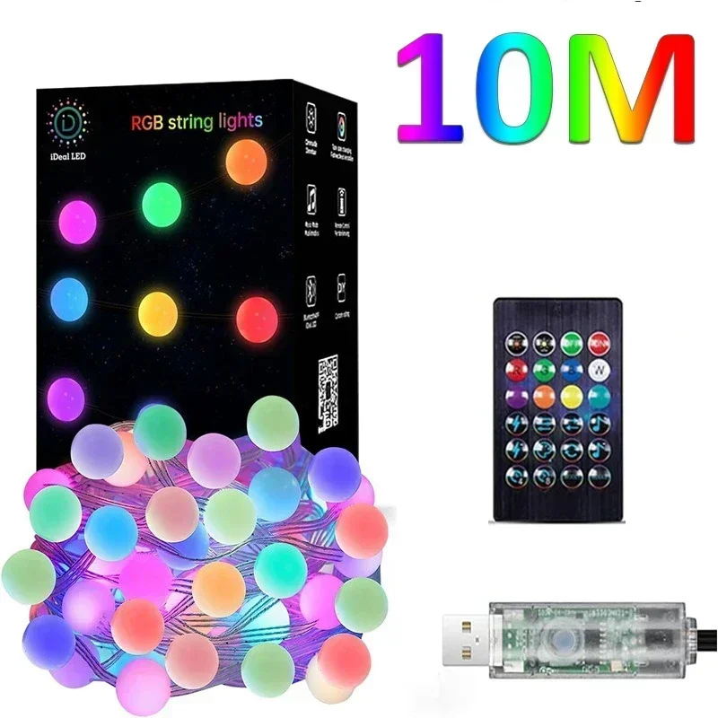 

Bluetooth гирлянды RGB, для сада