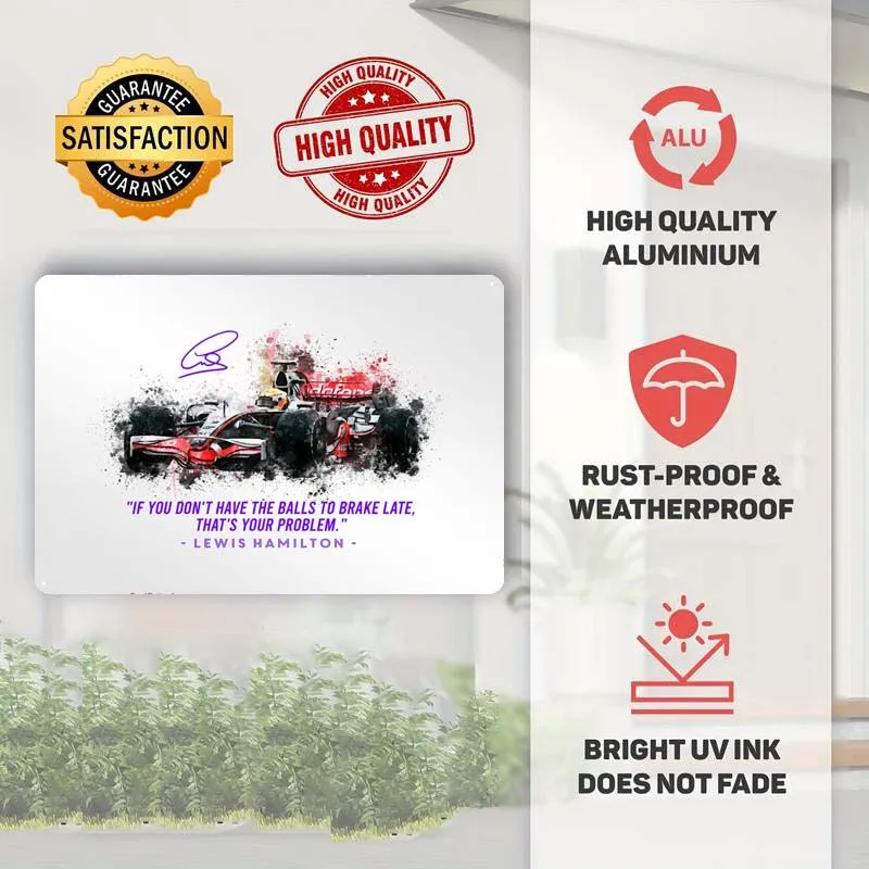 Льюис Гамильтон 2008 автомобильный значок Оформление интерьера гостиной
