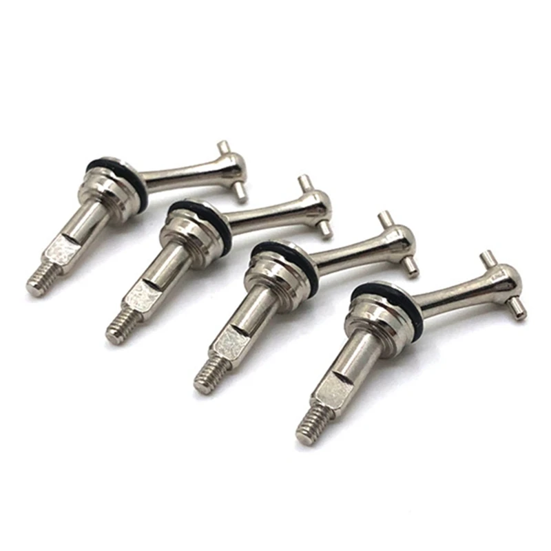 

4Pcs Metal Extended Drive Shaft CVD Universal Joint For Wltoys 284131 K969 K989 K999 P929 1/28 RC Car Upgrade Parts
