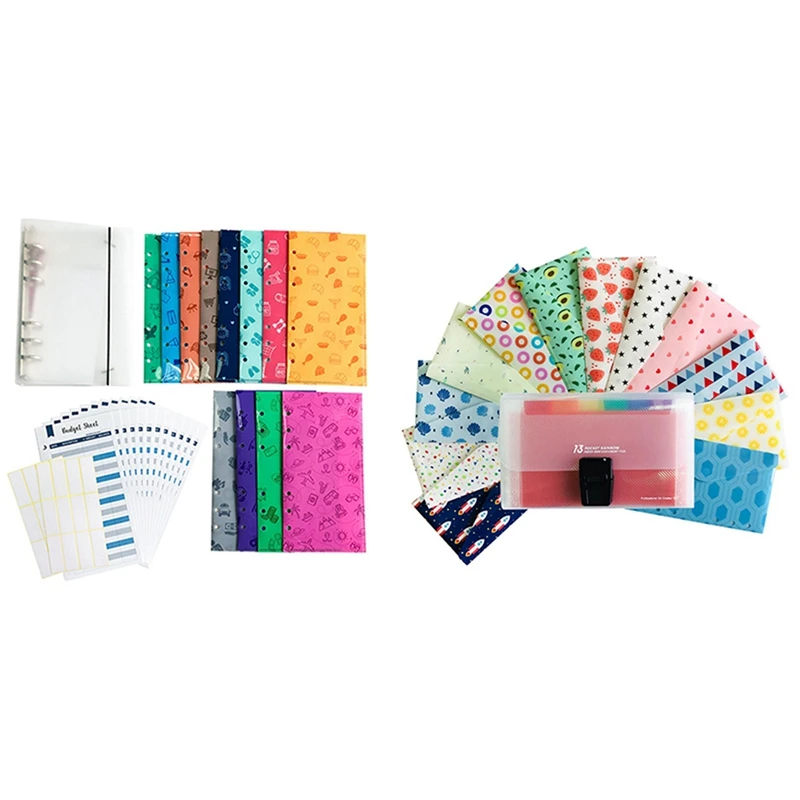 

24 Pcs Cash Envelope System,For Savings-Durable, Waterproof, 48 Labels And Storage Bagsbags