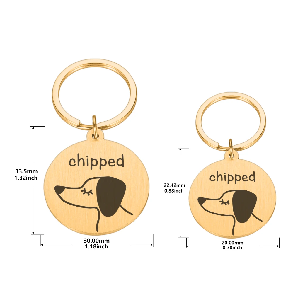 Персонализированные Бирки Для собак с гравировкой идентификатор для кошек и