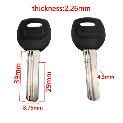 Короткий Правый ключ для ванной, 29 мм, дверной и домашний ключ, чистый гражданский ключ, чистый корпус для вертикального ключа, режущий станок, лезвие ключей B060