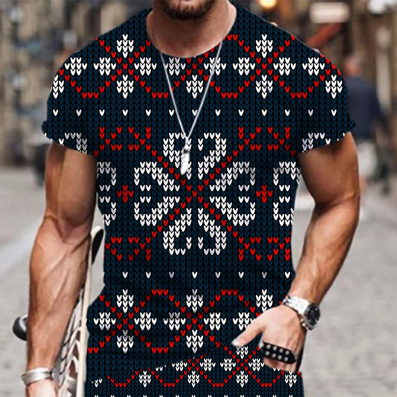 

2022 Summer New Short Sleeved T-shirt O-neck Fashion Funny Man's T-shirt 3D Printed T-shirt Street Hip Hop Oversized Top Tees