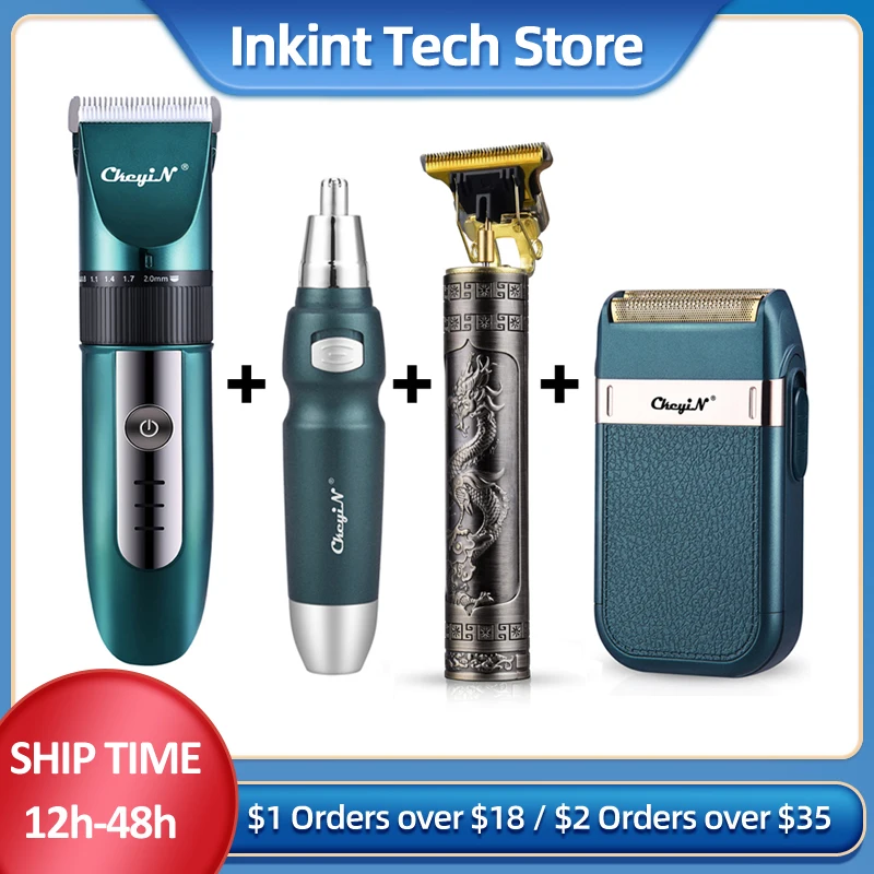CkeyiN Men's Hair Cutting Machine Professional Haircut Clipp