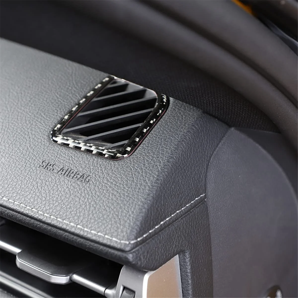 Для Toyota Supra GR A90 2019-2023 мягкое углеродное волокно центральное управление приборная