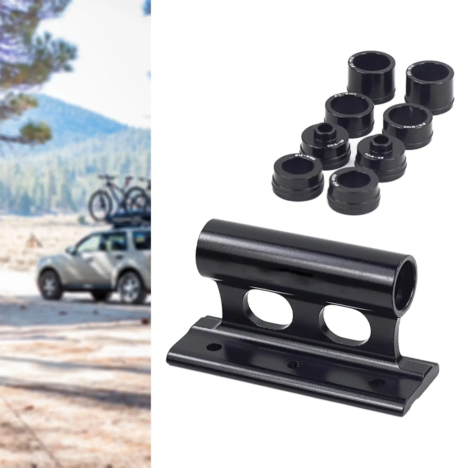 

Стойка для крепления на крышу велосипеда или автомобиля, из сплава