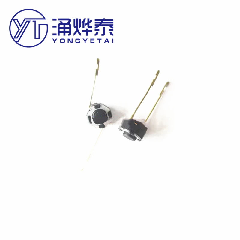 

YYT 20 шт. EVQ11004K оригинальная 6 × 6 × 4,3 сенсорная кнопка переключателя, прямая вилка 2-контактный EVQ11004K