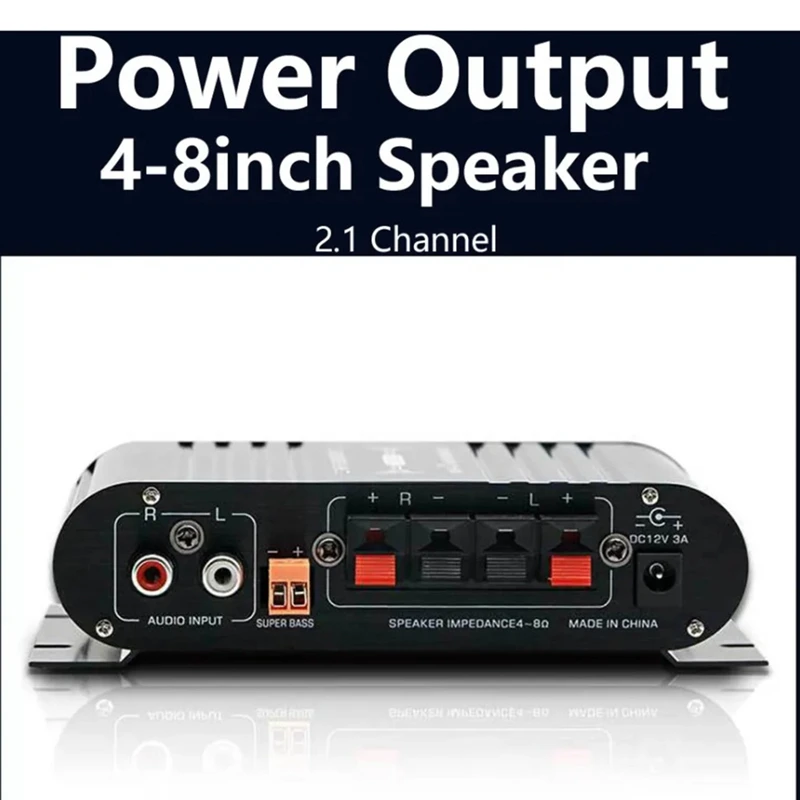 Автомобильный MP3 мини-усилитель ST-838