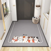 belgian cashmere carpet entrance doormats cartoon japanese light luxury double sided non slip rug mud dusting wear resistant mat