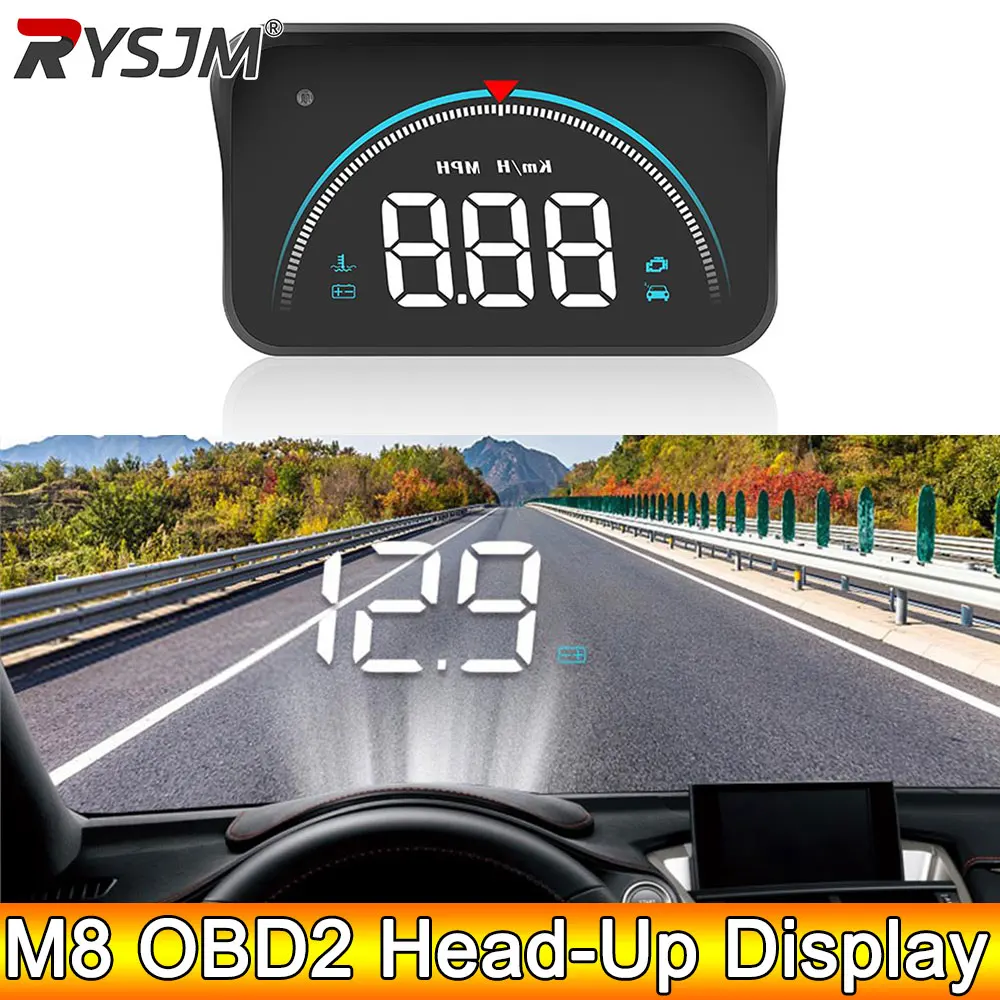

AD M8 OBD2 Проекционный Дисплей, Автоэлектроника Для HUD