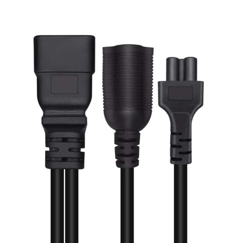 IEC320 C20 к 5-20R + C5 Кабель-адаптер питания разъемы папа-мама Шнур преобразования