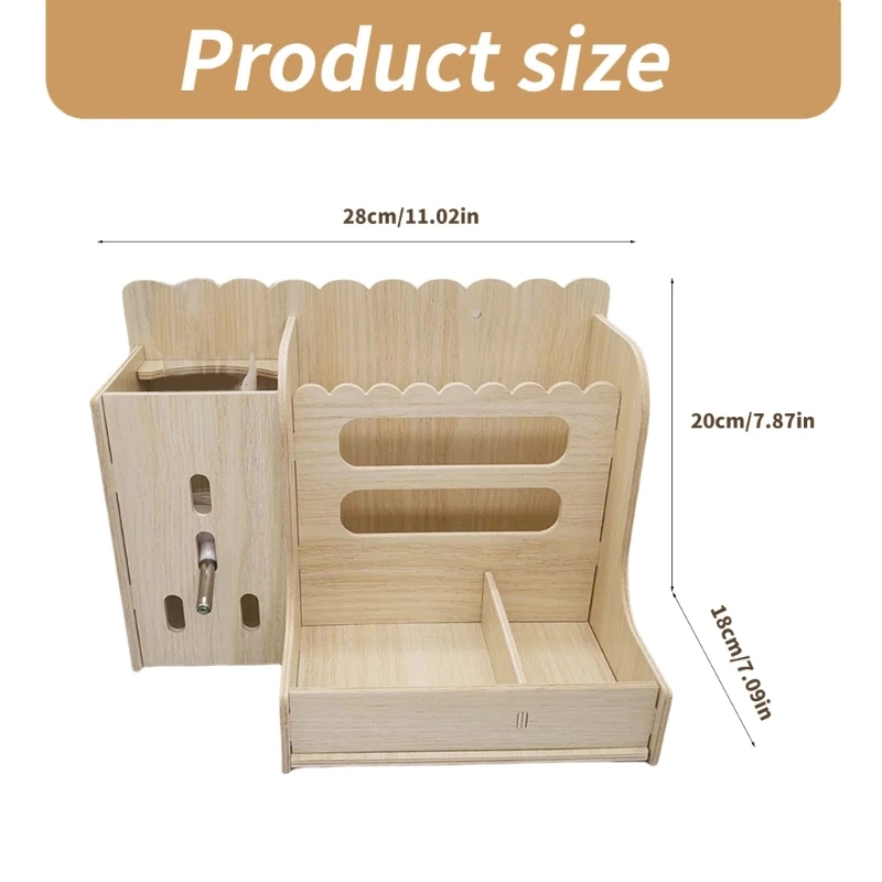 Многоцелевой диспенсер для воды сена мелких животных с подставкой бутылок питья