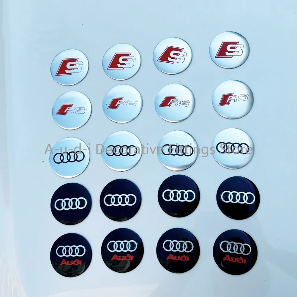 4 шт. 56 мм наклейка на ступицу автомобиля центральная крышка шины логотип для Audi