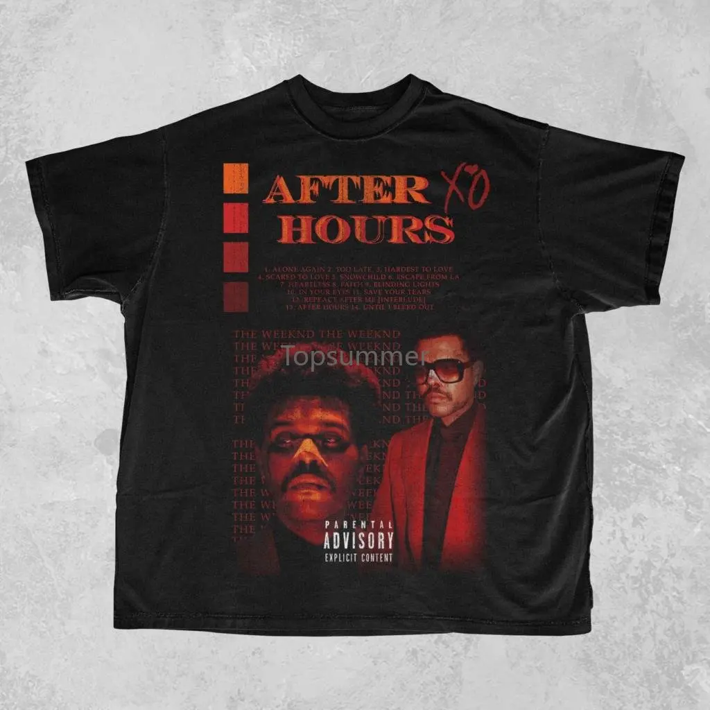 

The Weeknd After Hours T-Shirt Bootleg Rapper Shirt