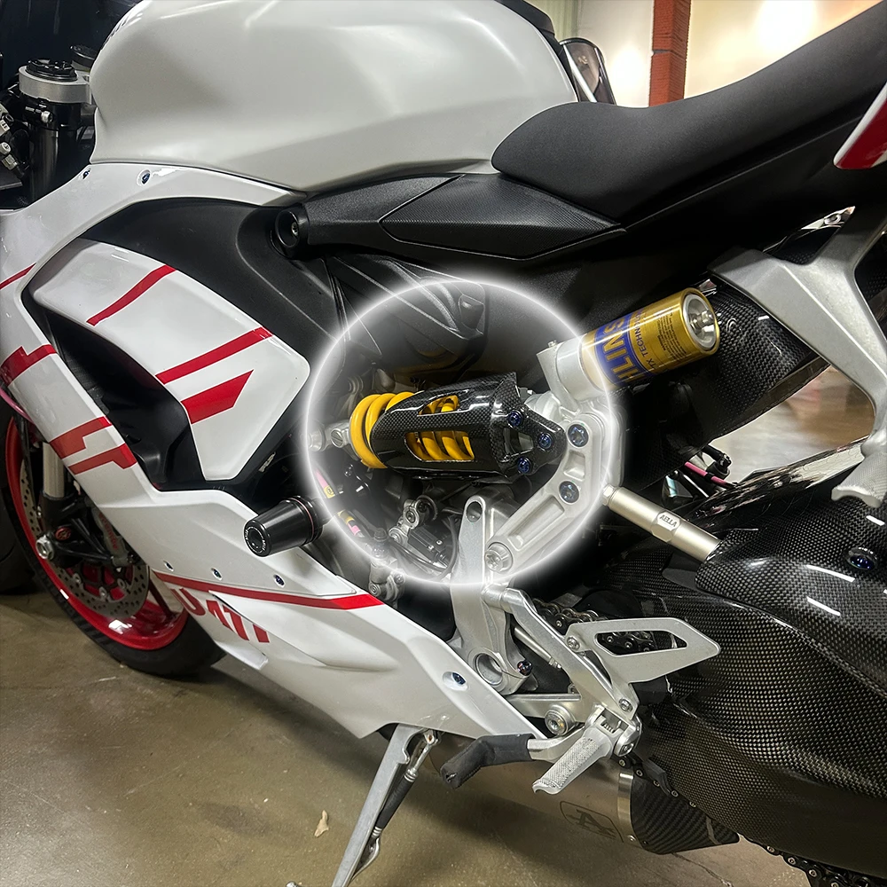 Для DUCATI Streetfighter V2 Panigale 899 959 1199 1299 крышка амортизатора из углеродного волокна