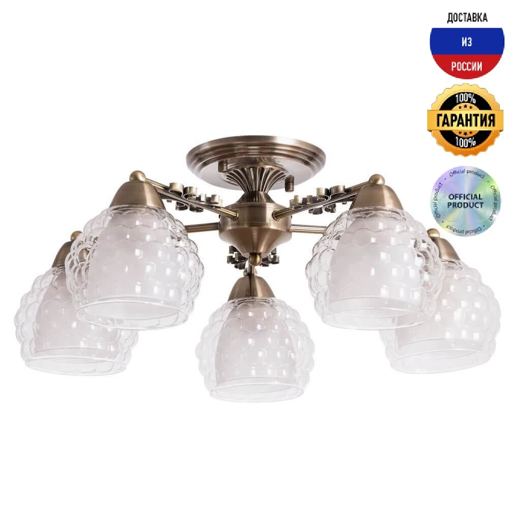 Потолочная люстра Arte Lamp Malina A7695PL-5AB | Освещение