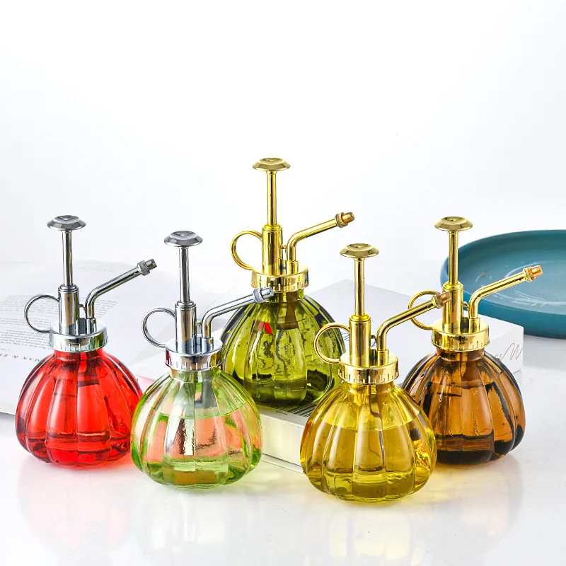 

Glass Water Spray Can Watering Vase Gardening House Sprinkler Attack Misting Pump Sprayer Bottle Irrigation Disinfecting Fogger