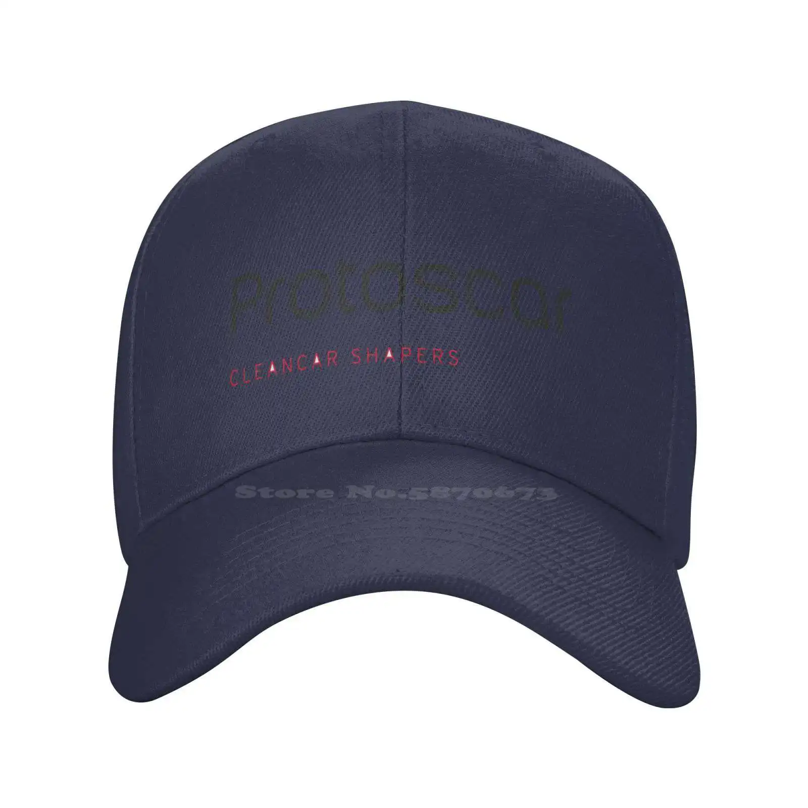 

Protoscar Logo Print Graphic Casual Denim cap Knitted hat Baseball cap