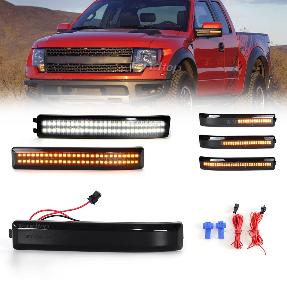 

Switchback Sequential LED Blinker Indicator For Ford F-150 2009-2014 SVT Raptor 2010-2014 Dynamic Side Mirror Turn Signal Lights