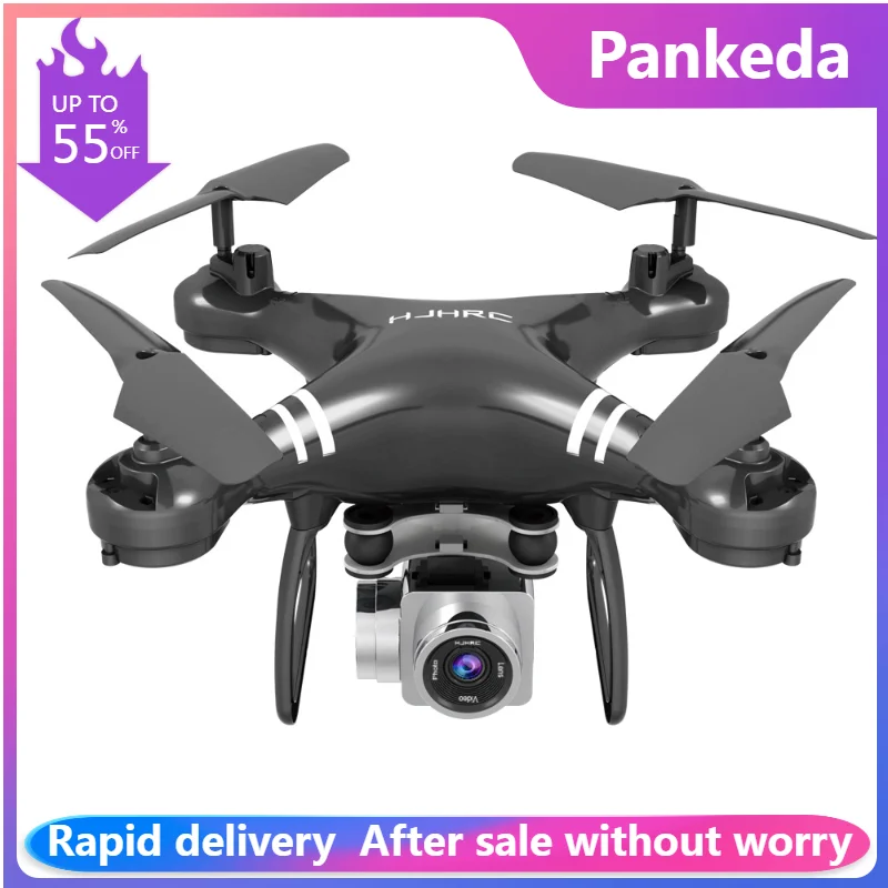 

KY101 RC Drone With 4K Professional Dual Camera HD Wifi Fpv Photography Quadcopter Fixed Height Selfie Dron Toys for boys gift