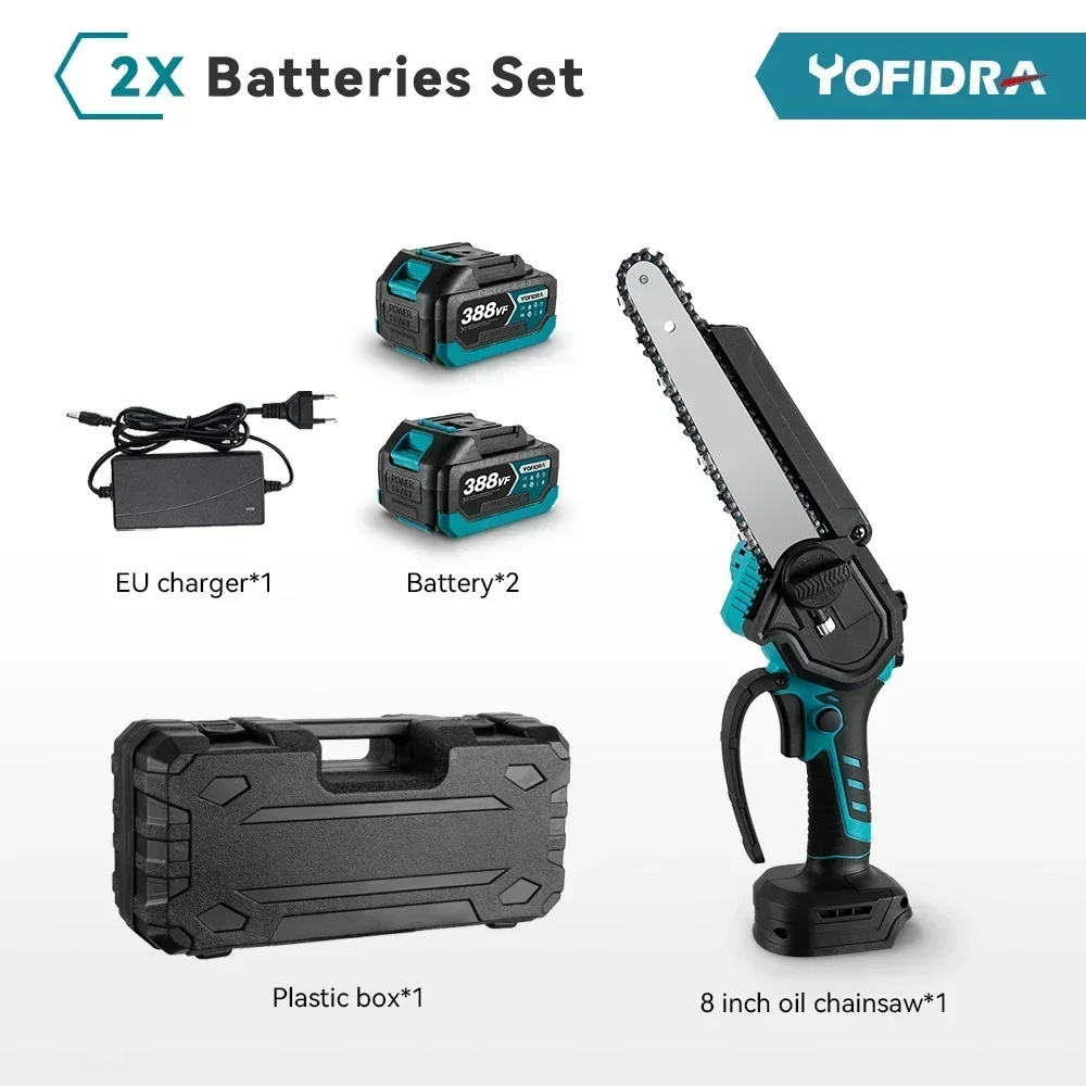 

Yofidra 8-дюймовая бесщеточная аккумуляторная электропила для Makita 18 В