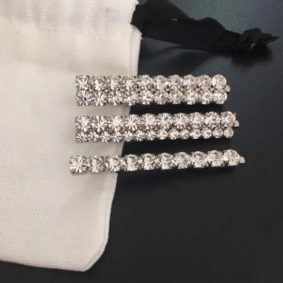 

2022AR модные ювелирные изделия для вечеринки брака свадьбы кристалл бриллиант женский набор заколка для волос