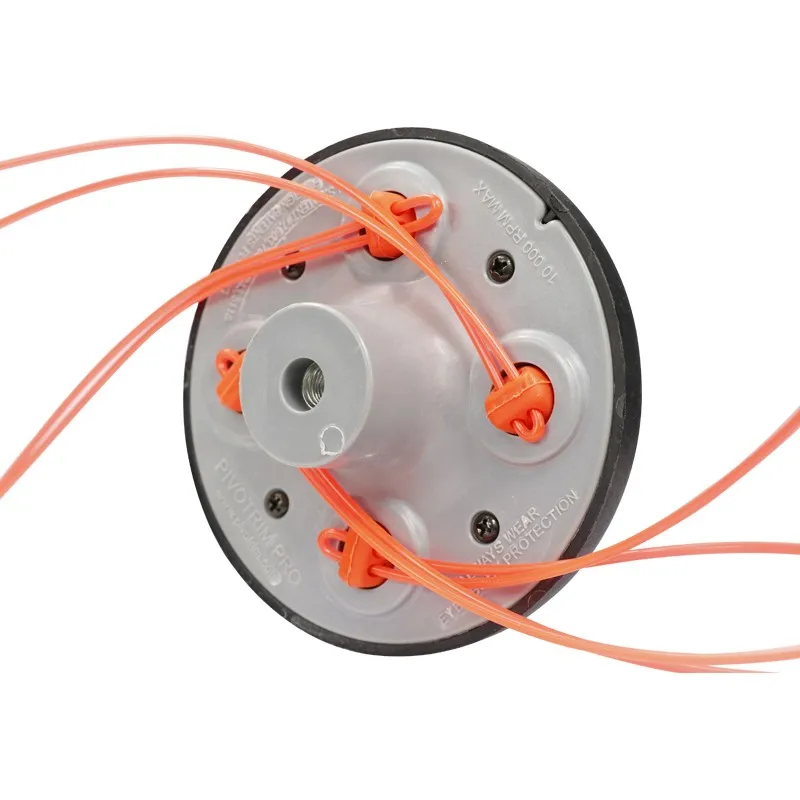 

Lawnmower Head 4 Line Brush Cutter Trimmer Head Grass Trimmer Brush Lawnmower Accessories Strimmer Replacement For Garden
