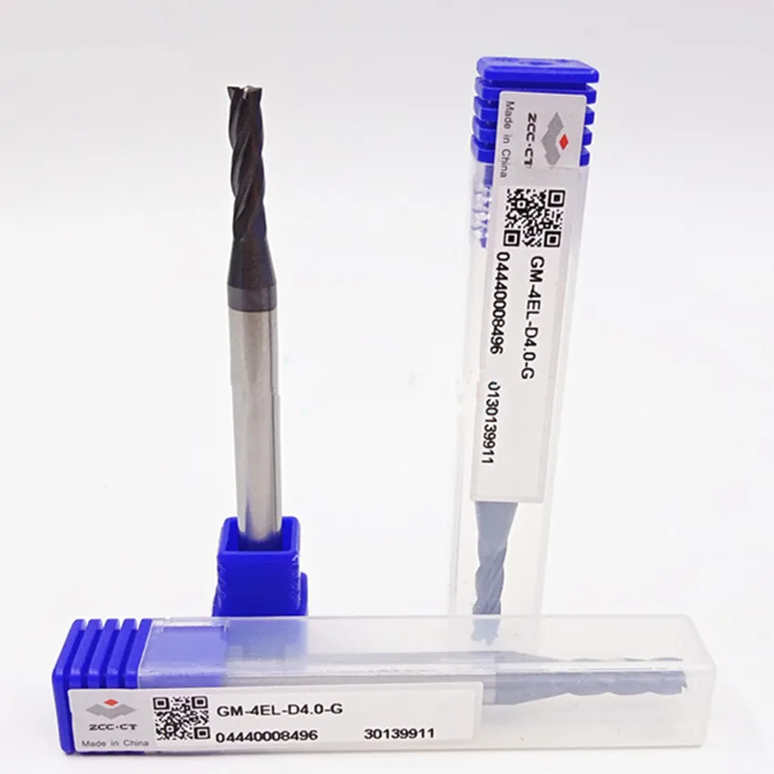 

GM-4EL-D10.0-G/GM-4EL-D12.0-G/GM-4EL-D14.0-G/GM-4EL-D16.0-G/GM-4EL-D20.0-G ZCC.CT Four Flutes Straight shank Flat End Mill