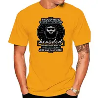 Men tshirt Beard Lovers Humor T-Shirt For Wives Tee Black Youth B075PK43XK 1 cool women T-Shirt tees top Funny