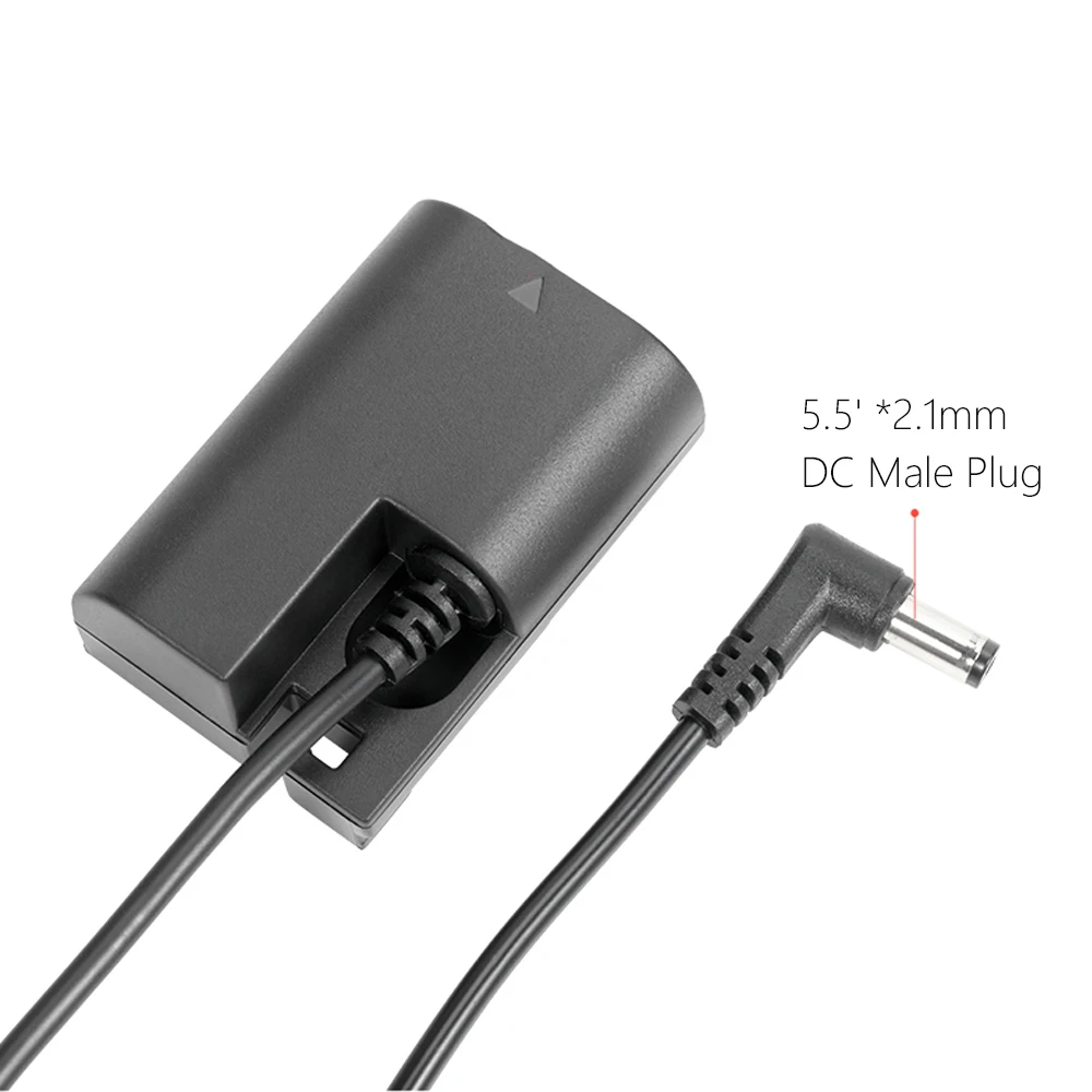 DR-E6 Full Decoded DC Coupler LP-E6 Dummy Battery ACK-E6 for Canon EOS 5D4 5D3 5D2 60D 7D 6D 60Da 70D 80D 5DS 5DSR