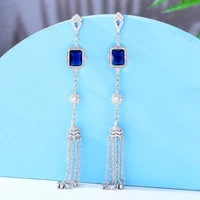 missvikki trendy diy cz long pendant earrings for women girl daily high quality japanese korean gothic original accessories