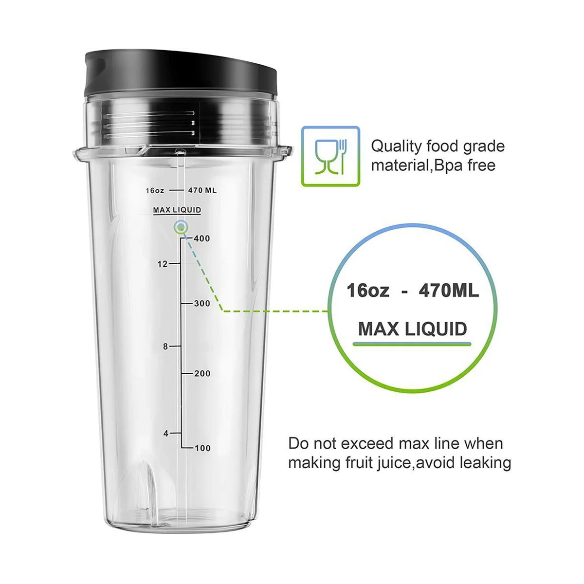 Аксессуары для соковыжималок 16 унций с набором весов NINJA