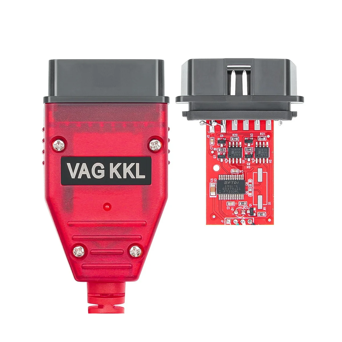 

VAG 409 New Red PCB Board 9241A Chip VAG COM KKL FTDI FT232RL for VAG KKL USB Tool OBD2 USB Diagnostic VAG409.1 KKL
