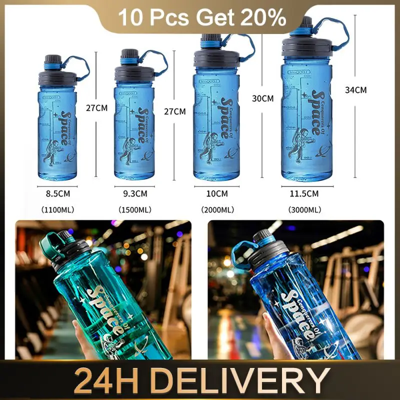 Water Cup Portable Sports 1100/1500/2000/3000ml For Sports Fitness Climbing Drinking Cup Drinkware Drinking Bottle Sports Bottle