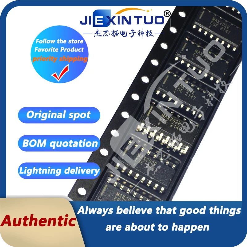 MAX202EESE + T MAX202E IC трансивер FULL 2/2 16SO 2/2 трансивер Full RS232 16-SOIC