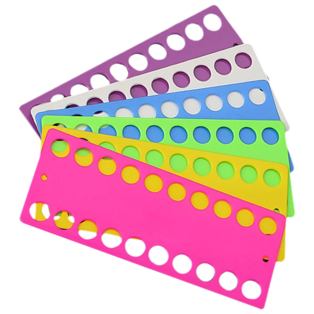 

6pcs Plastic Cross Stitch Thread Holder Embroidery Floss Organizer Winding Plate Keeper
